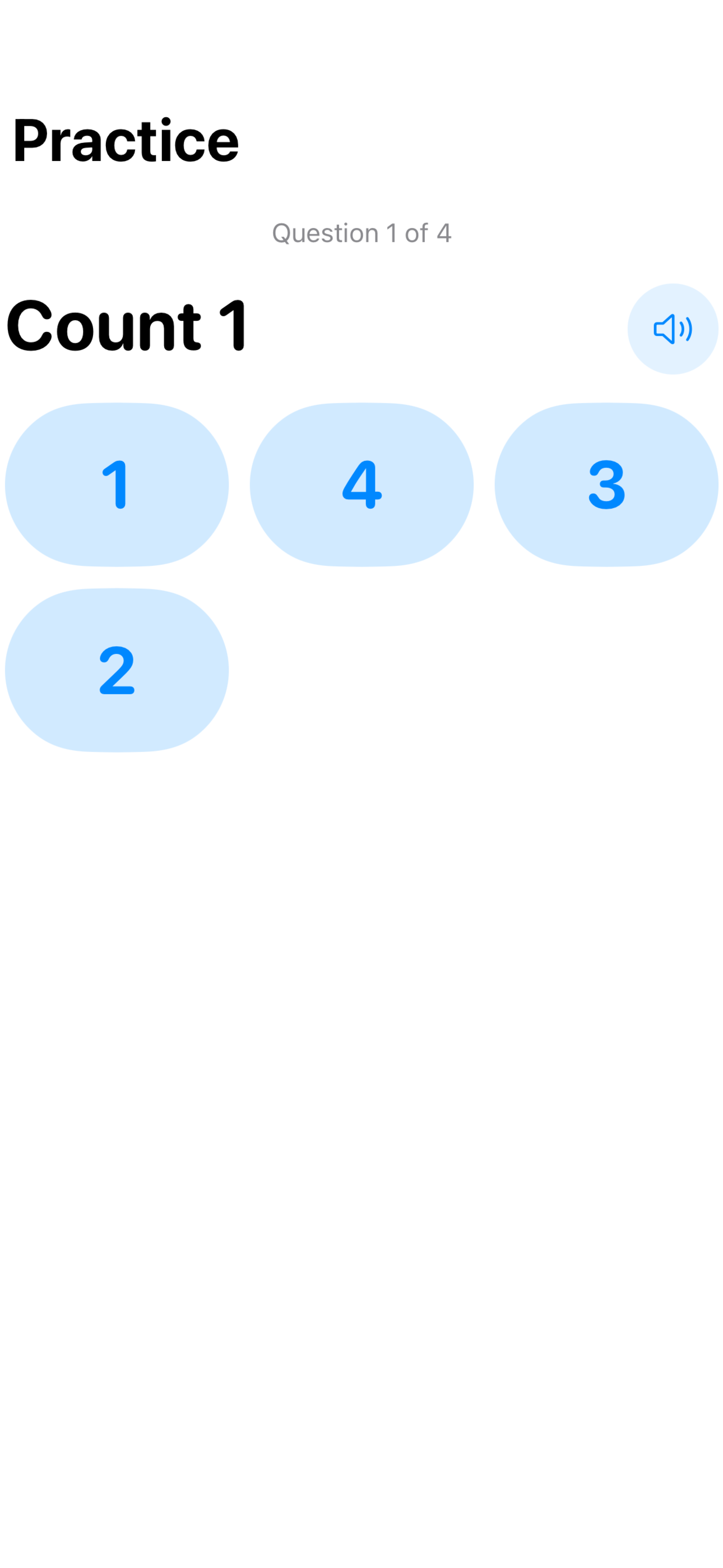 Math Warrior practice session screenshot