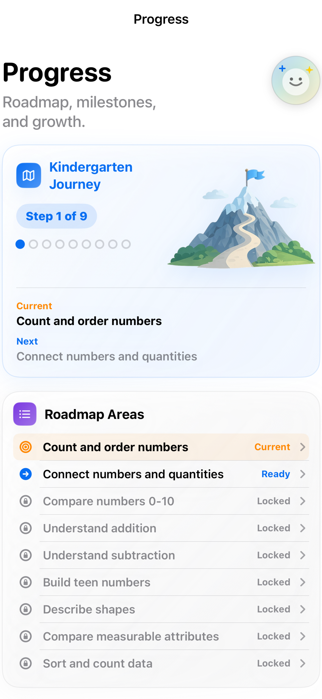 Math Warrior progress screenshot